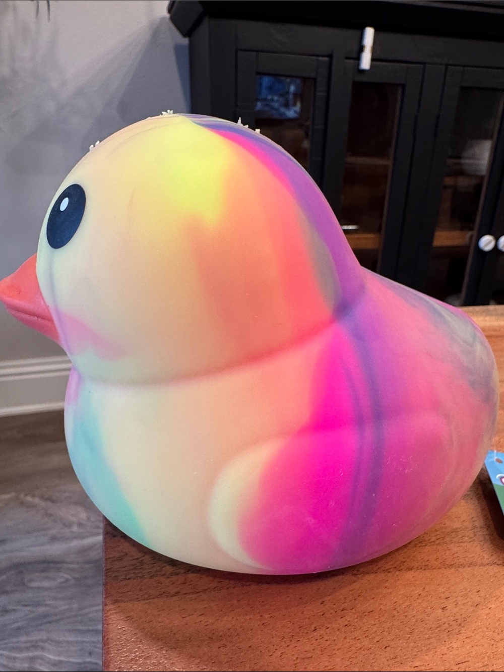 Sunny Days Jumbo Squeeezy Squish Duck, NWT